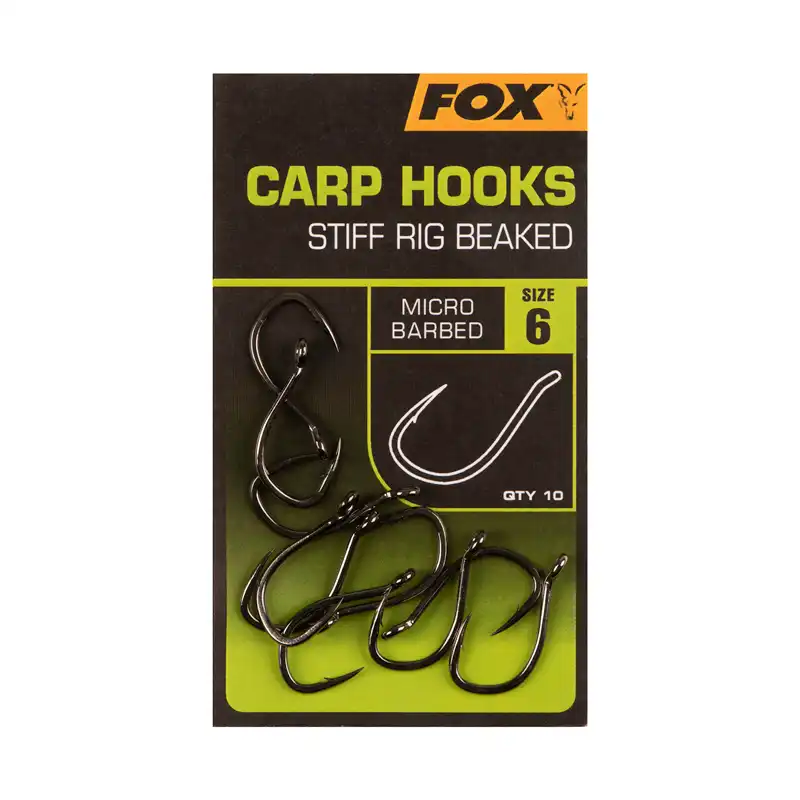 FOX Carp Carp Hooks Stiff Rig Beaked #6