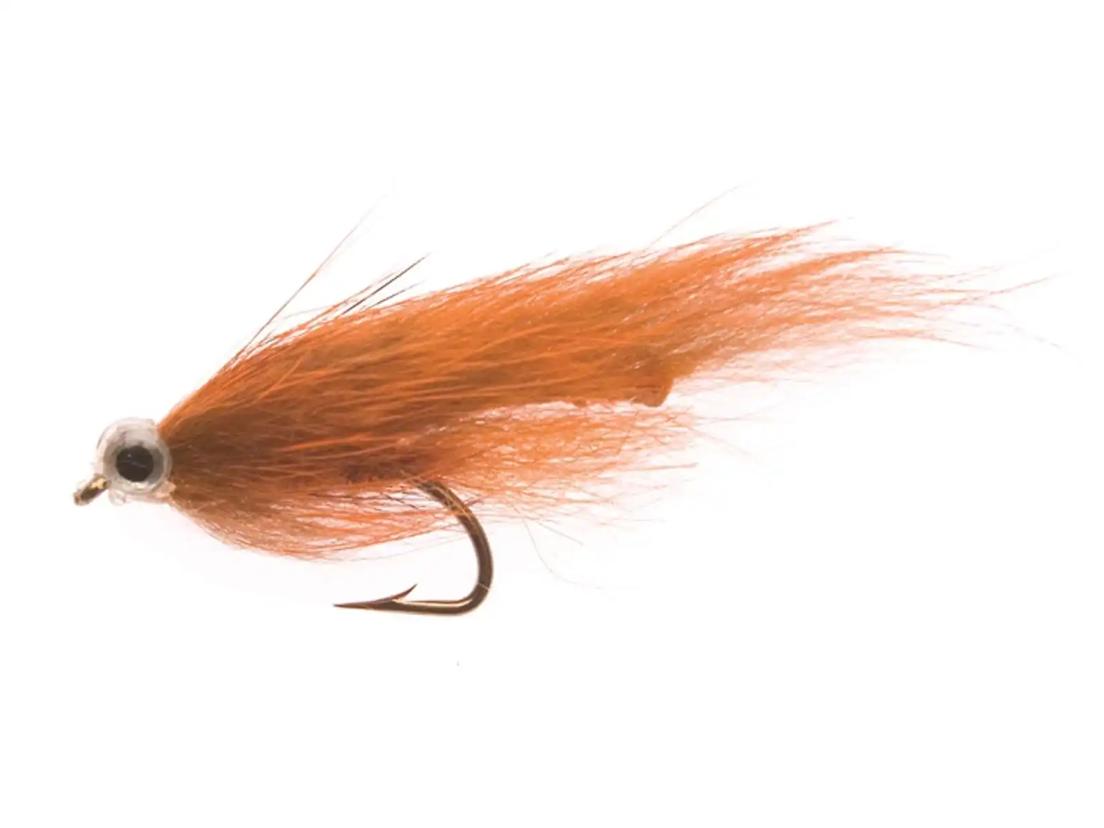 Unique Flies Mini Zonker Fiery Brown TMC 760 #8