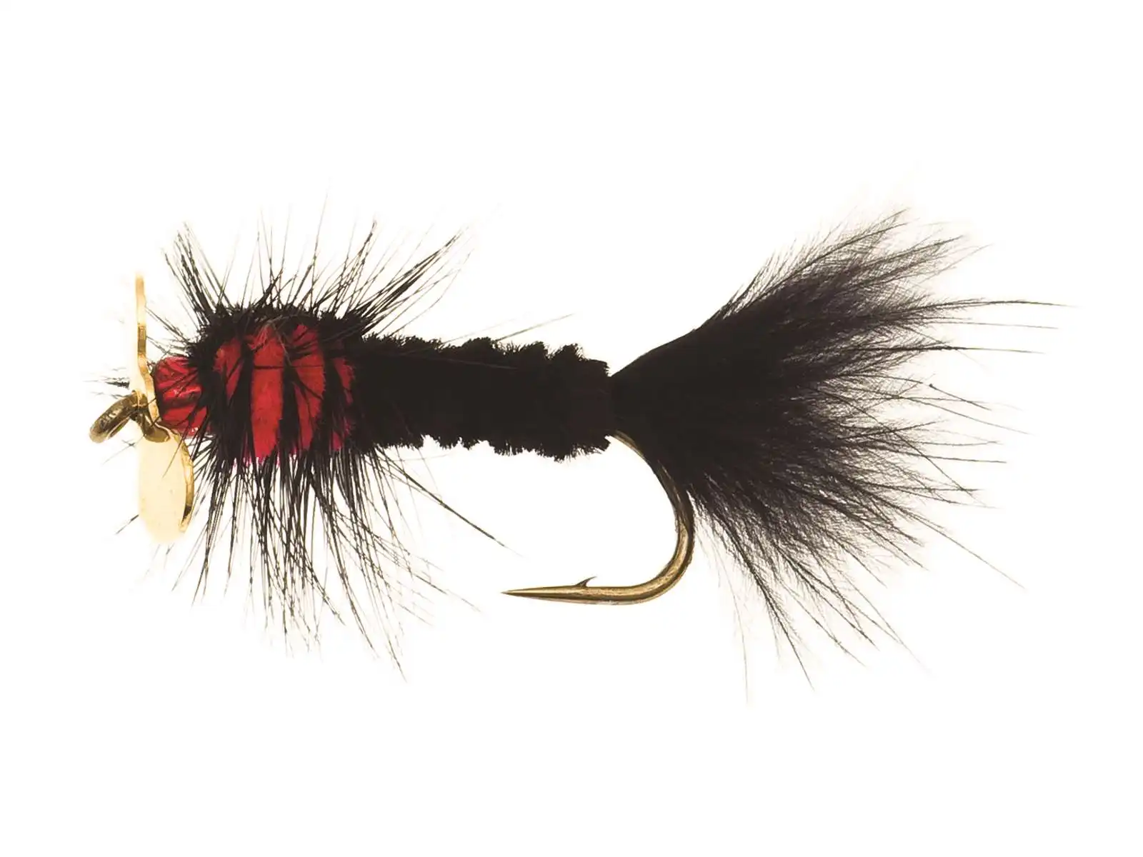 Unique Flies Montana Propeller Black/Red Kamasan B170 #6