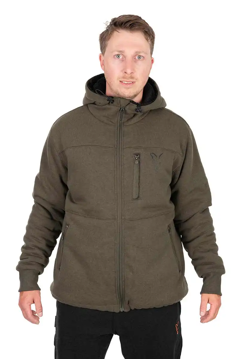 FOX Carp Collection Sherpa Jacket #S Green/Black