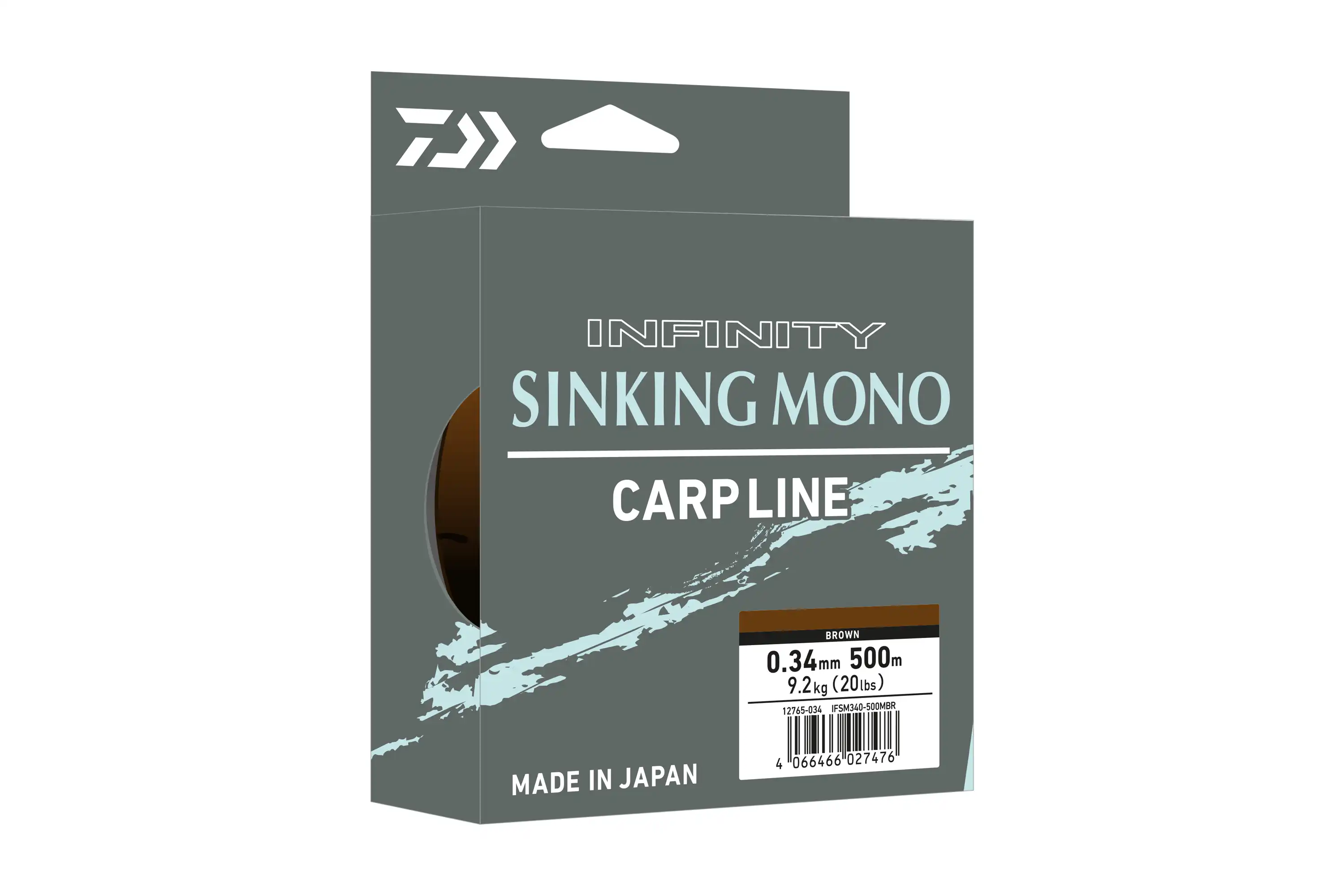 Daiwa Infinity Sinking Mono Carp Line 500m Braun 0,28mm