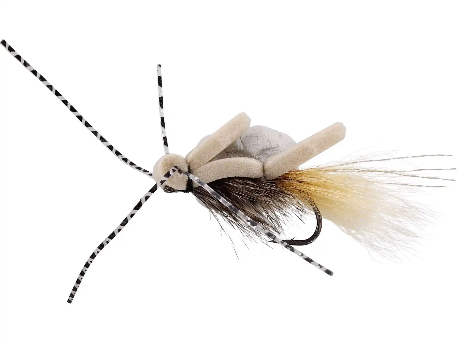 Unique Flies Foam Skater Uv Black Gamakatsu F314 #4