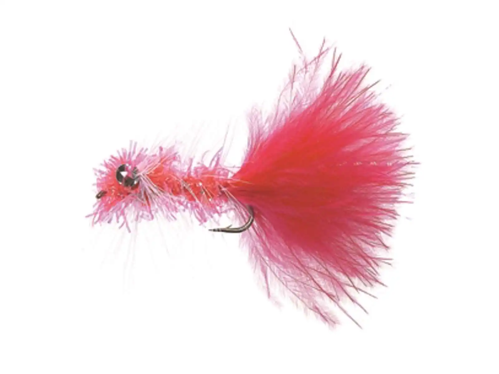 Unique Flies Krystal Bugger Fluo Red Daiichi 1720 #8