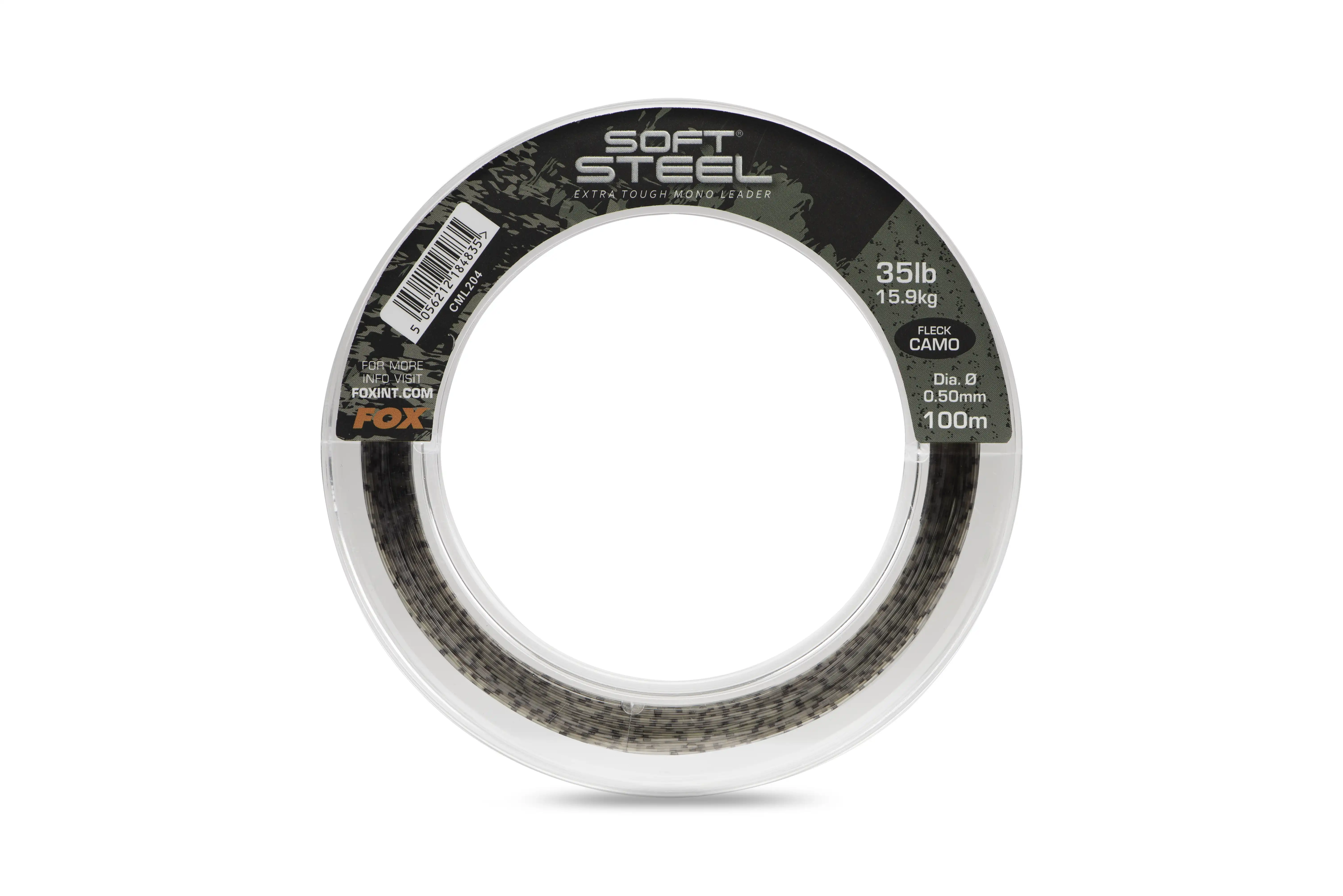 FOX Carp Soft Steel Fleck Camo Leader 100m 0,50mm