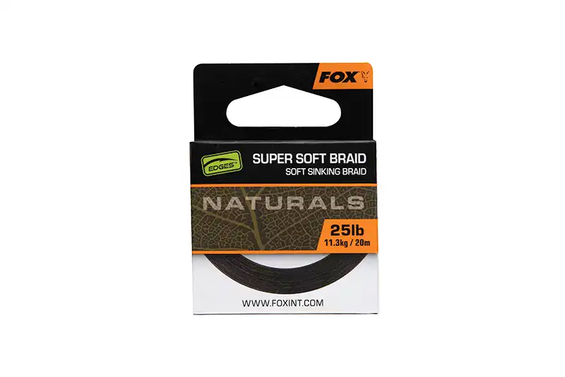 FOX Carp EDGES Naturals Super Soft Braid 20m 25lb