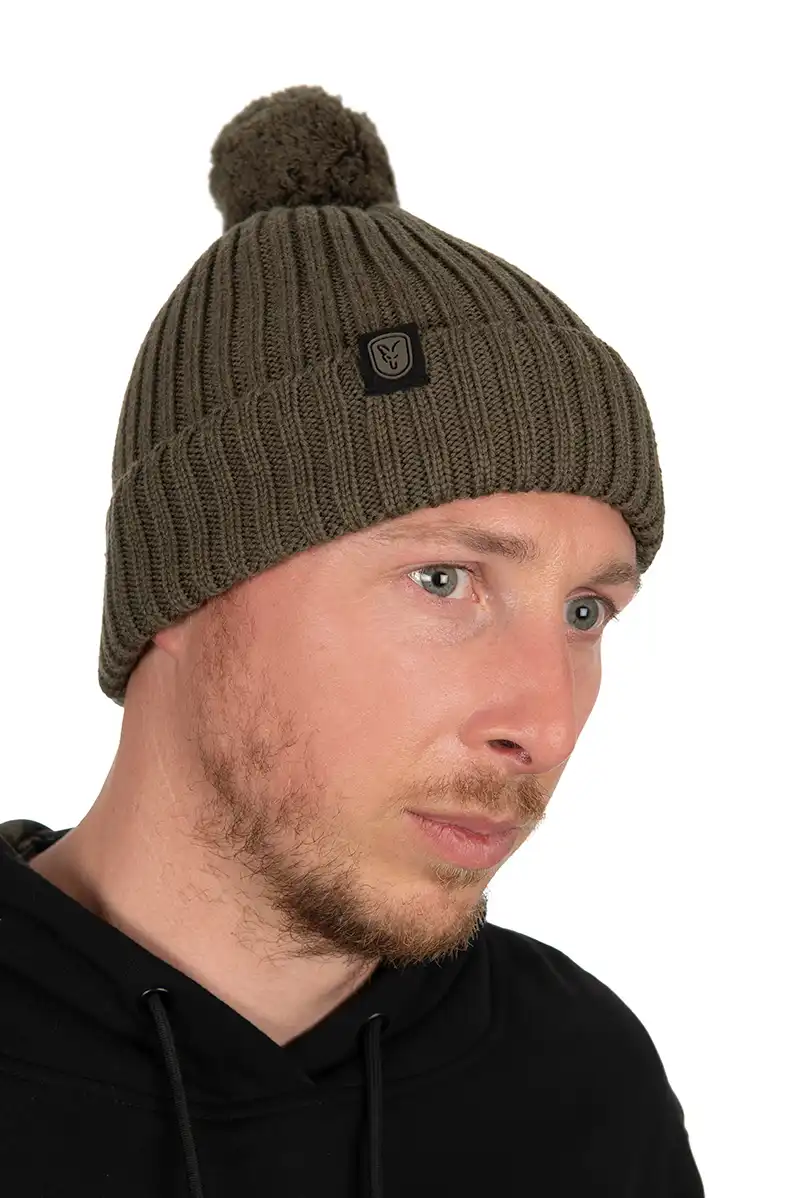 FOX Carp Merino Bobble Hat Olive