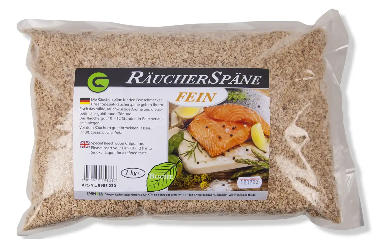 Sänger Räucherspäne Buche fein 1kg