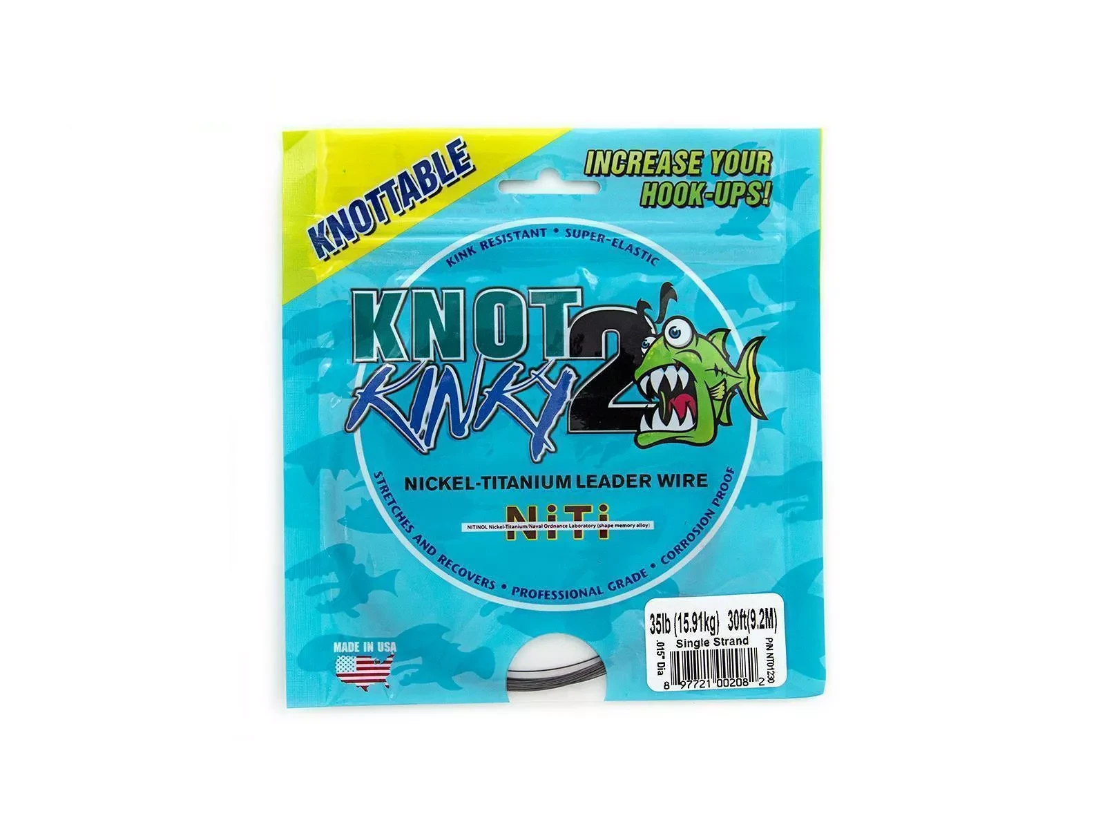 Aquateko Knot 2 Kinky 1x1 Titanium 9m 0,25mm 12lb