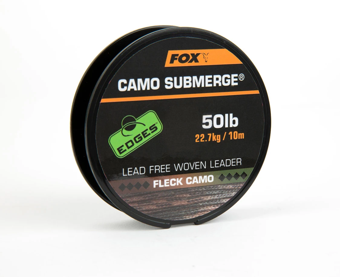 FOX Carp EDGES Submerge Leader 10m Fleck Camo 50lb