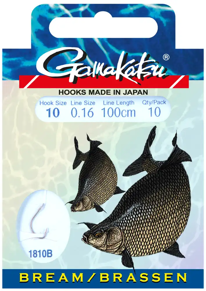 Gamakatsu Booklet Bream Feeder 1810B 100cm #10 0,14mm