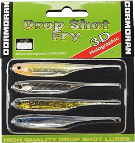 Cormoran Drop Shot Fry Mini-Softlure-Set 3,9" Mix