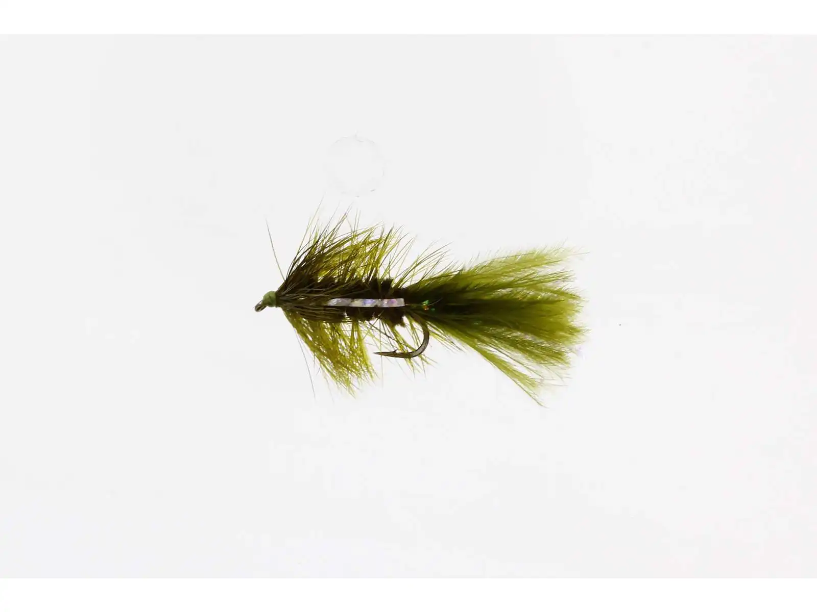 Unique Flies Holoside Bugger Olive Daiichi 1710 #12