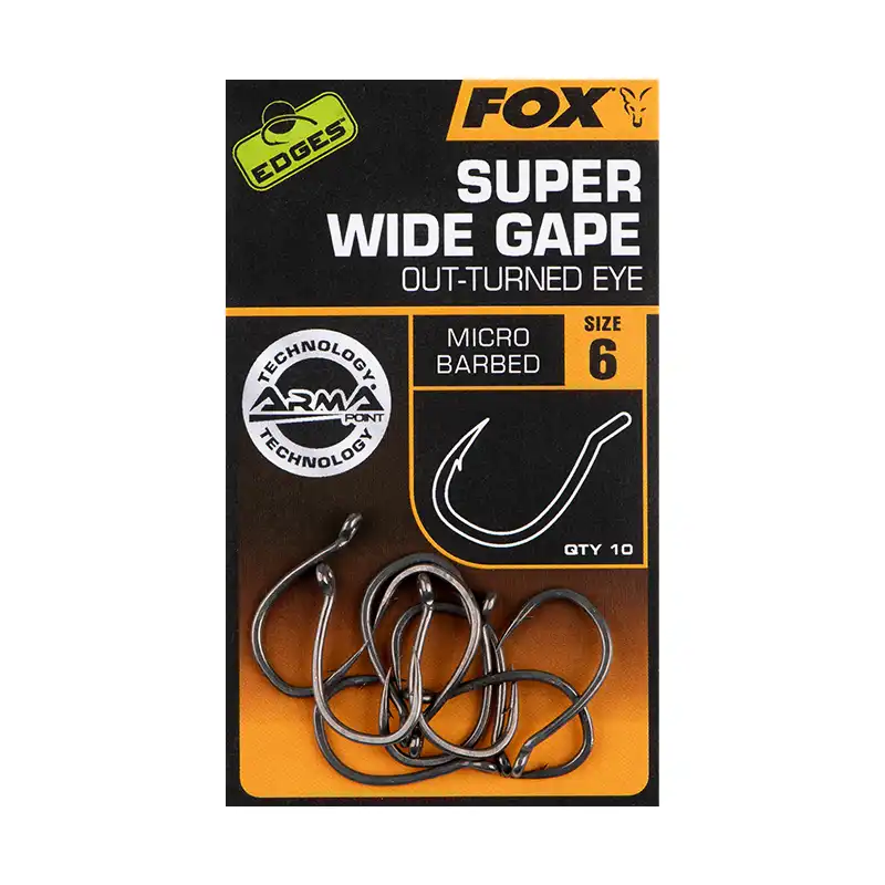 FOX Carp EDGES Super Wide Gape (OutTurned Eye) #2