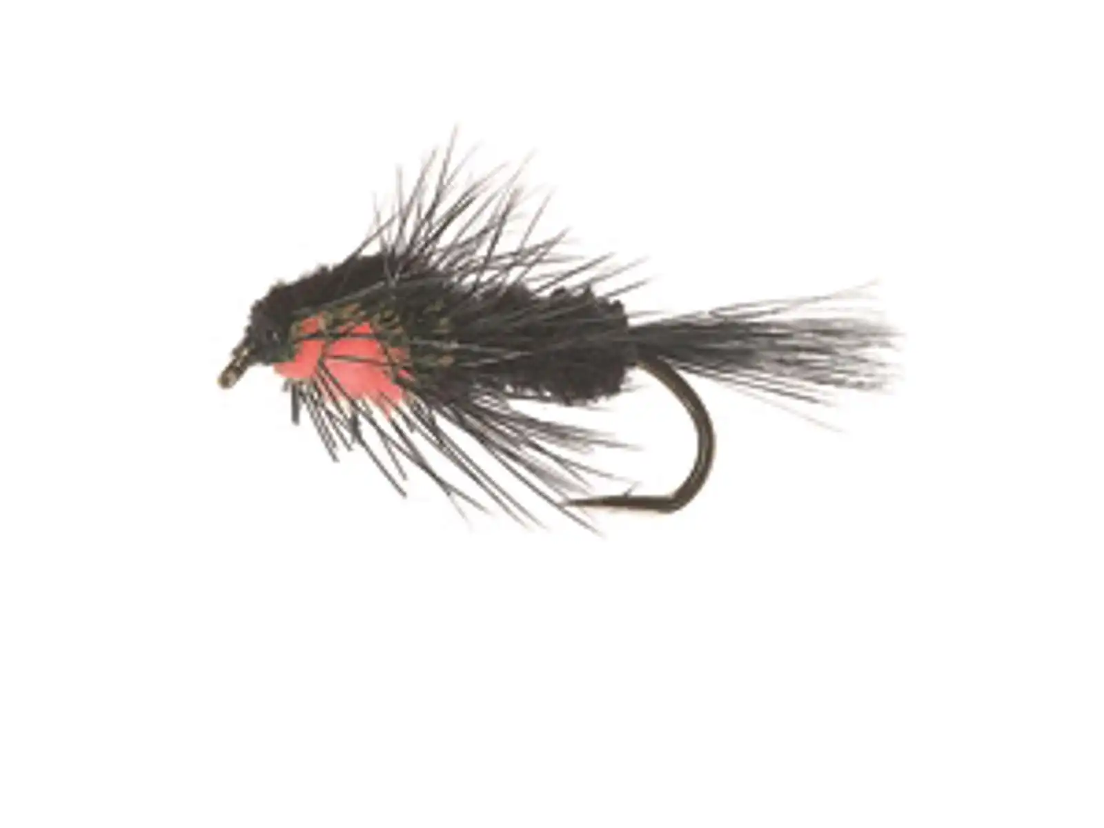 Unique Flies Montana Nymph Black/Red Daiichi 1710 #10