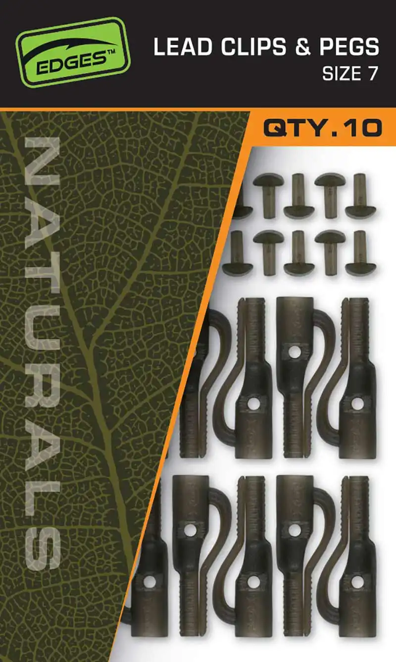 FOX Carp EDGES Naturals Lead Clips & Pegs #7