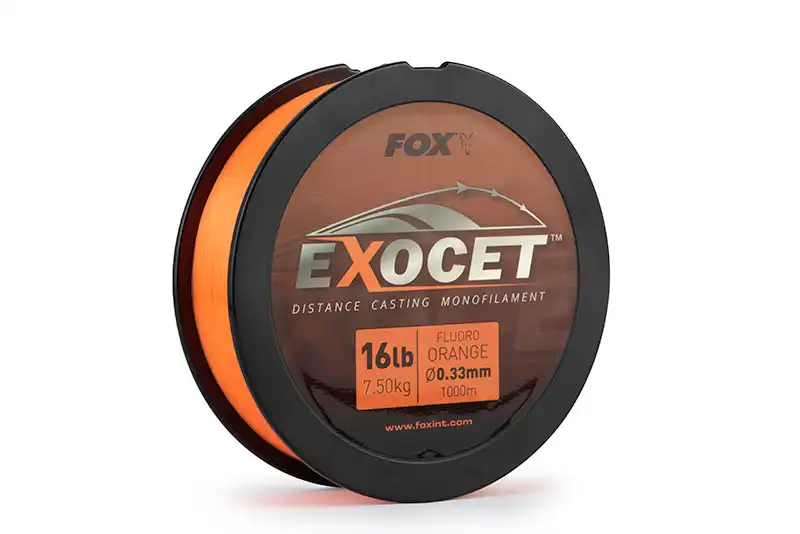 FOX Carp Exocet Fluoro Orange Mono 1000m Fluoro Orange 0,33mm