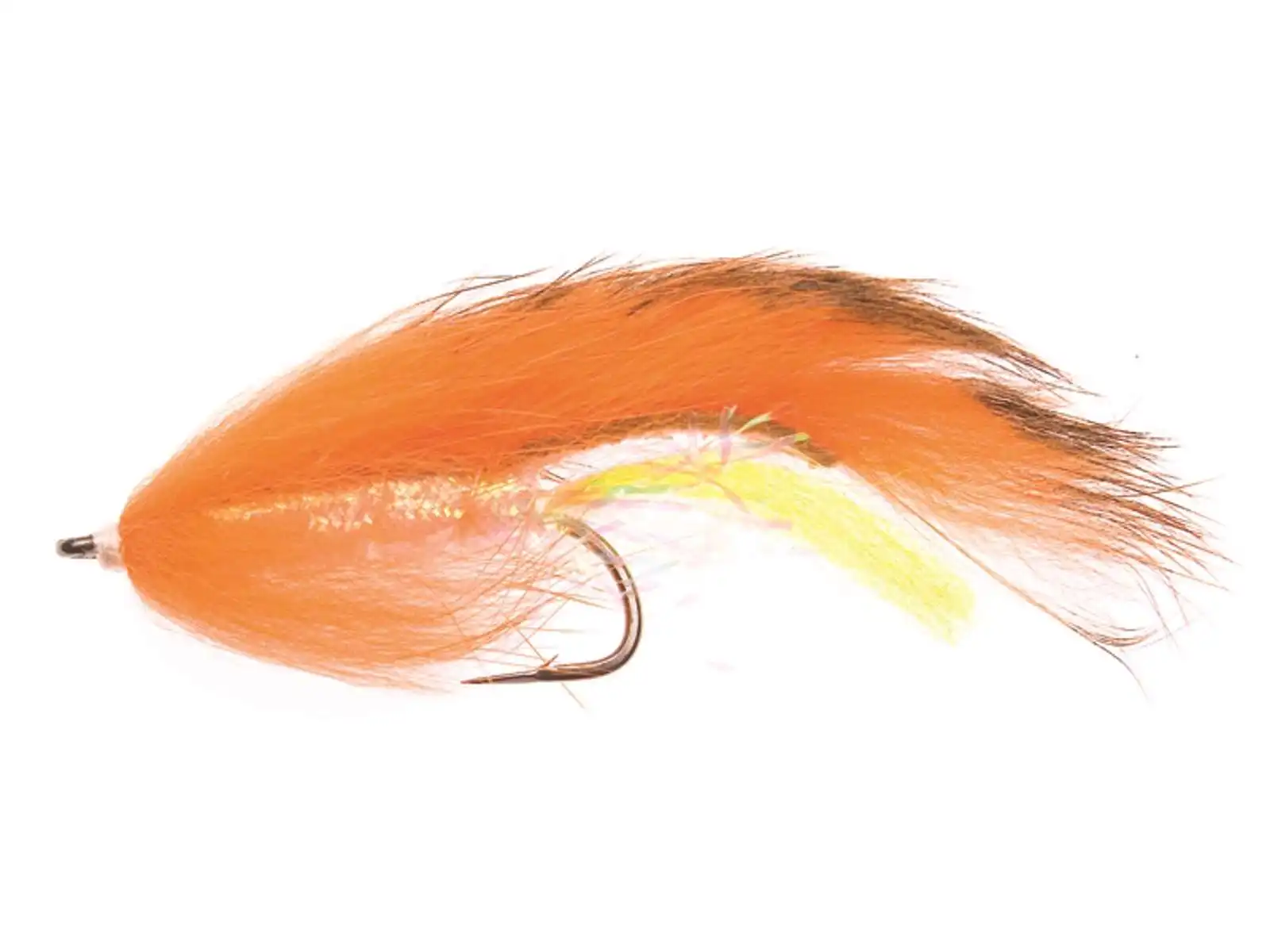 Unique Flies Zonker Minnow Orange Daiichi 2421 #6