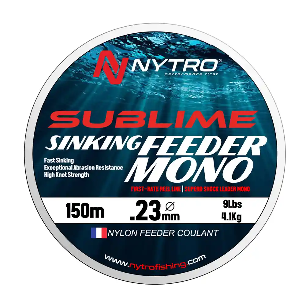 Nytro Sublime Sinking Feeder Mono 150m Brown 0,20mm