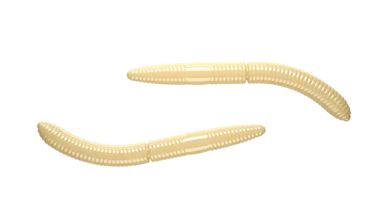 Libra Lures Fatty D'Worm 65 Knoblauch 6,5cm 005 - cheese