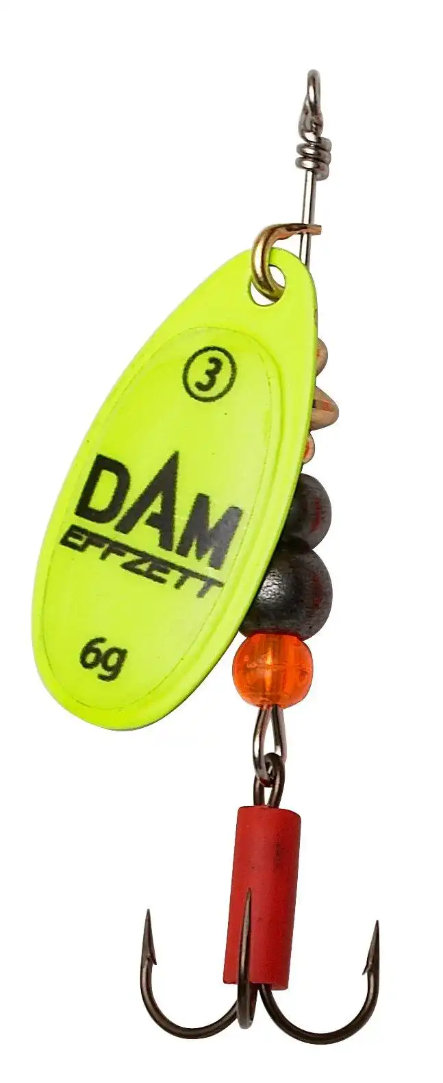 DAM FZ Fluo Spinner #6 Yellow