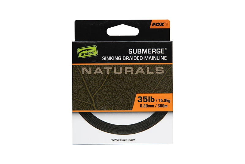 FOX Carp EDGES Naturals Submerge Braid 300m Green 0,20mm 15,8kg