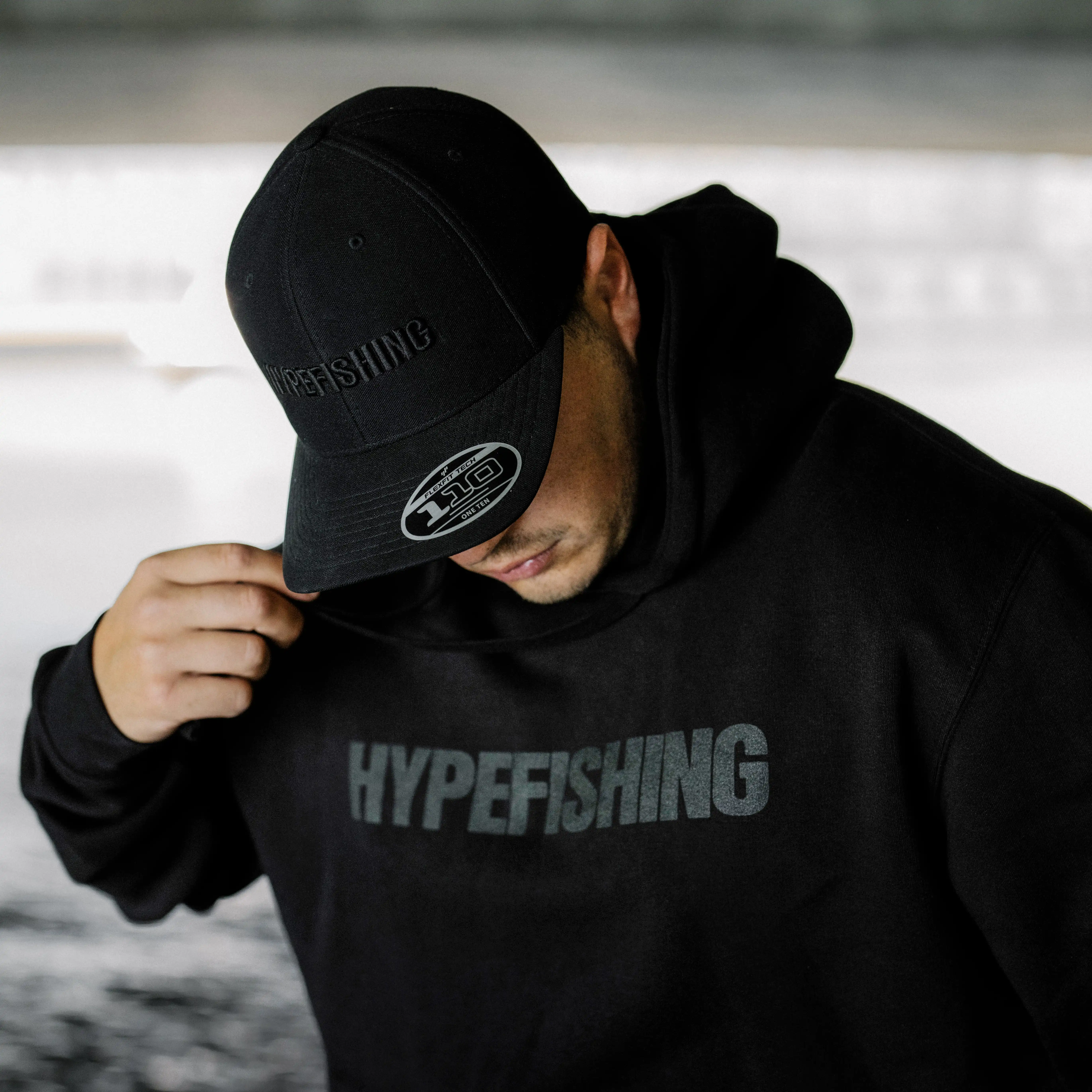 Hypefishing Merwede Hoodie Schwarz Dunkelgrau #S