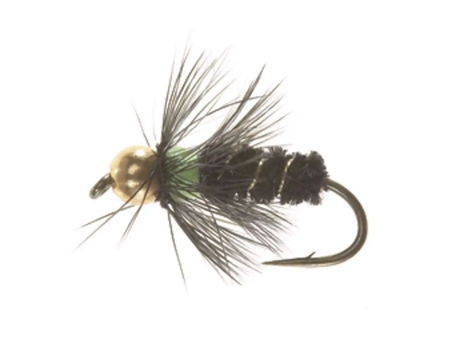 Unique Flies Bead Head Black Devil Black TMC 3761 #10