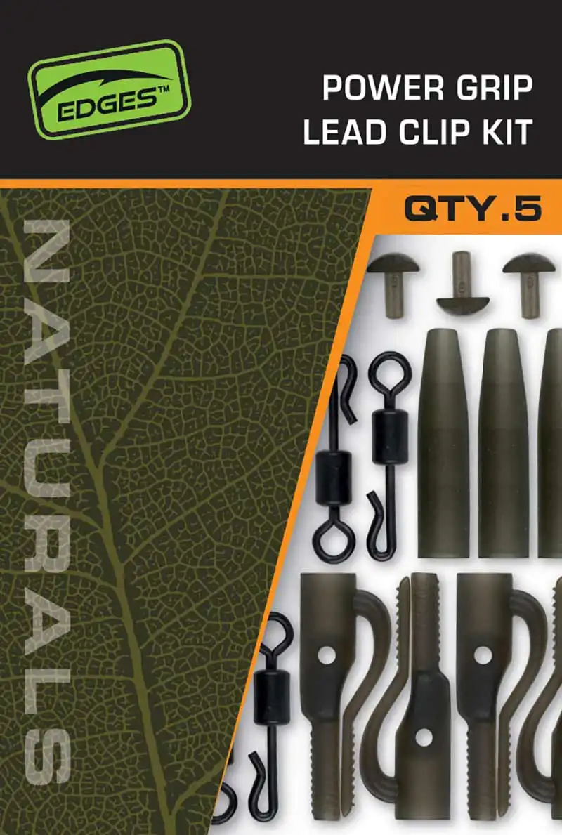 FOX Carp EDGES Naturals Power Grip Lead Clip Kit