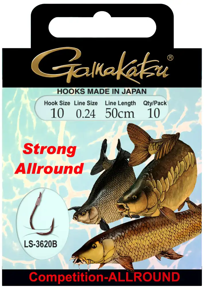 Gamakatsu Booklet Allr Str 3620B 50cm #6 0,26mm