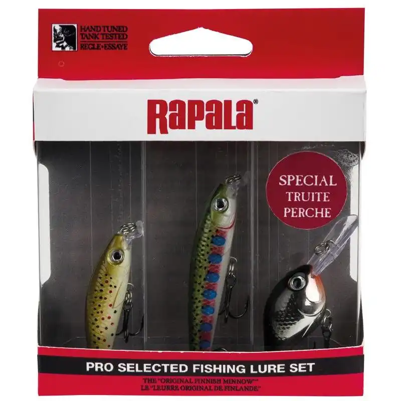 Rapala Pro Selected Fishing Lure Set Kit Mix