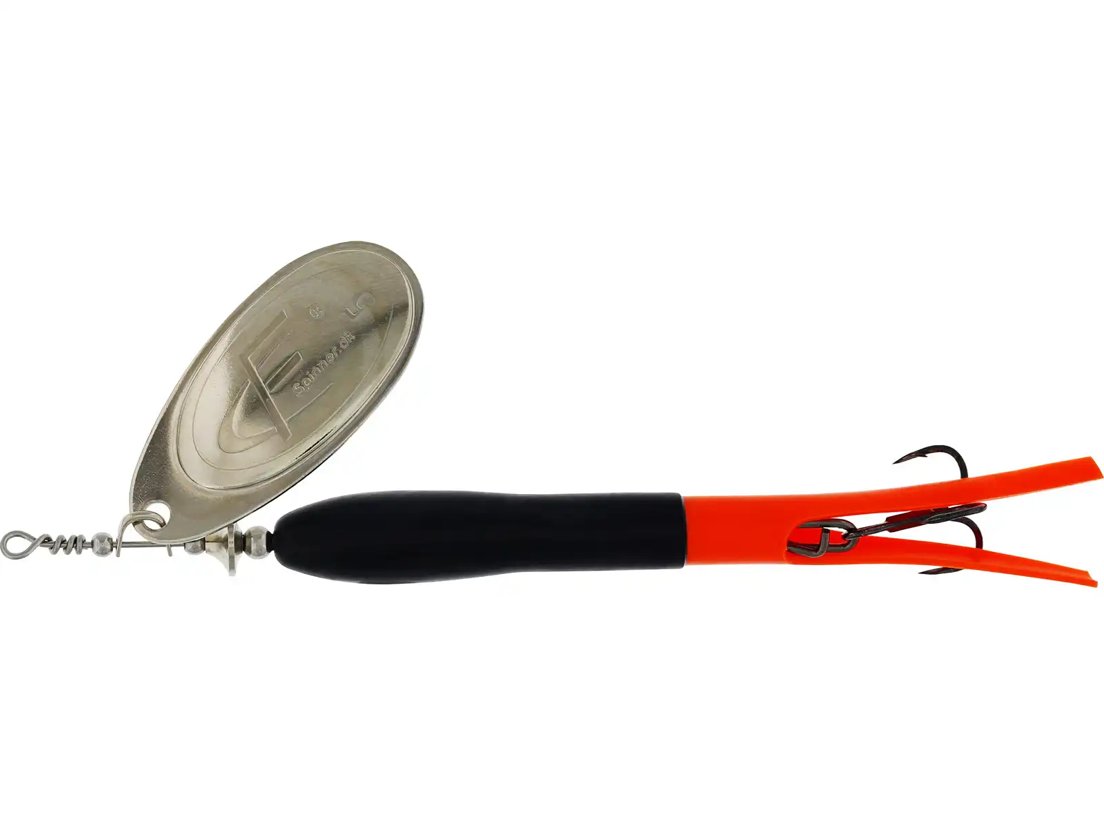 Black Flouro Orange Silver Blade