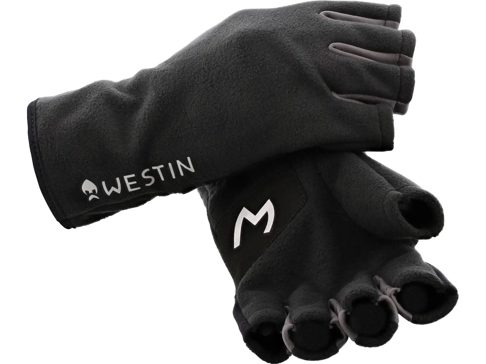 Westin Half Fleece Gloves Carbon Black #L