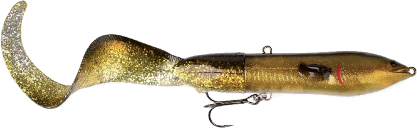 Savage Gear 3D Hard Eel 17cm Olive Gold