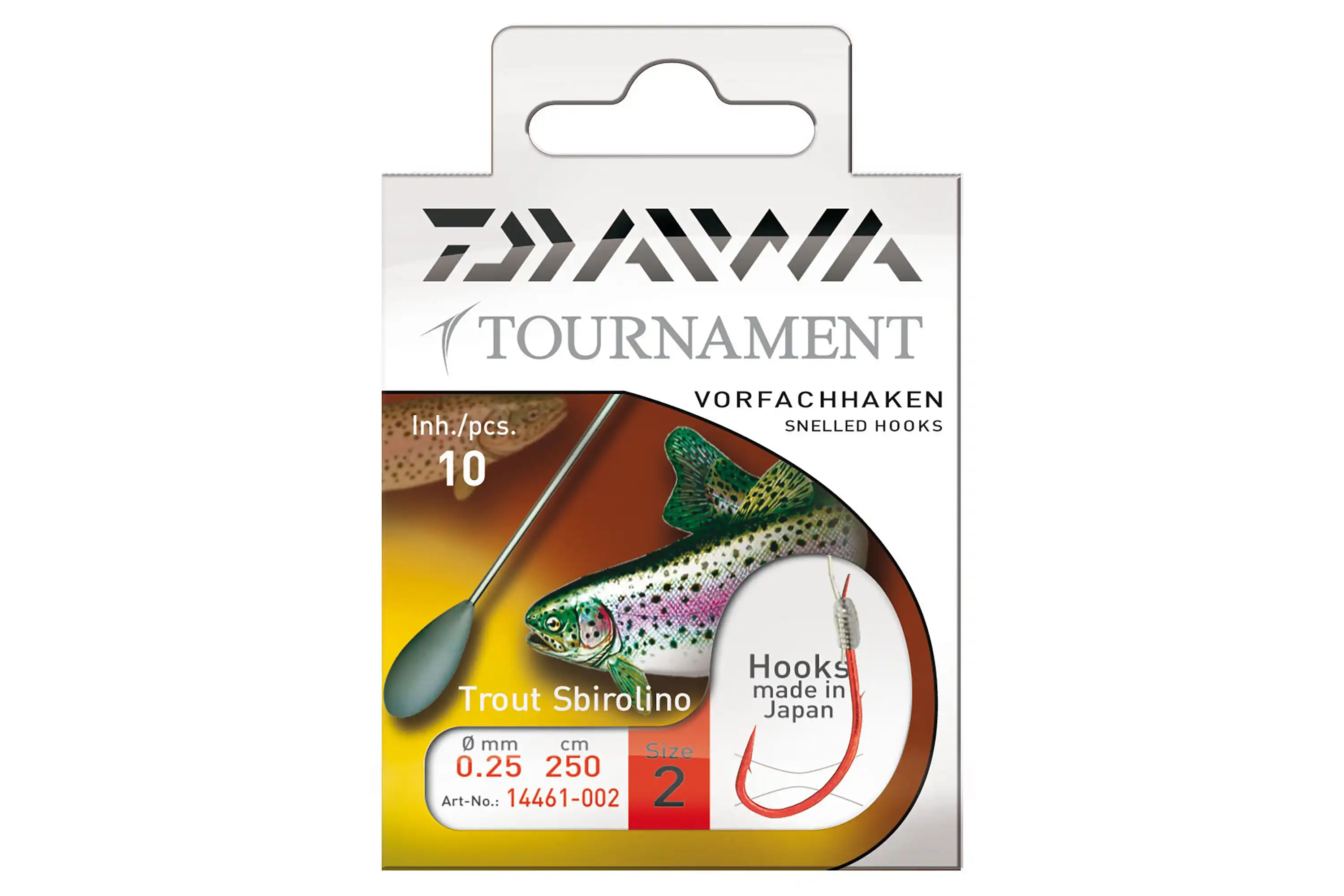 Daiwa Tournament Sbirolinohaken #6 250cm 0,20mm