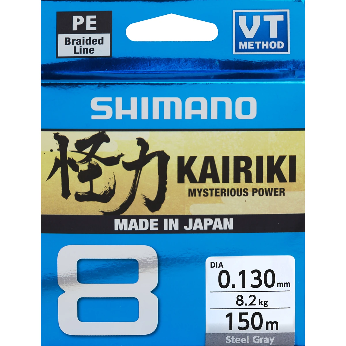 Shimano Kairiki 8 300m Steel Gray 0,23mm 22,5kg