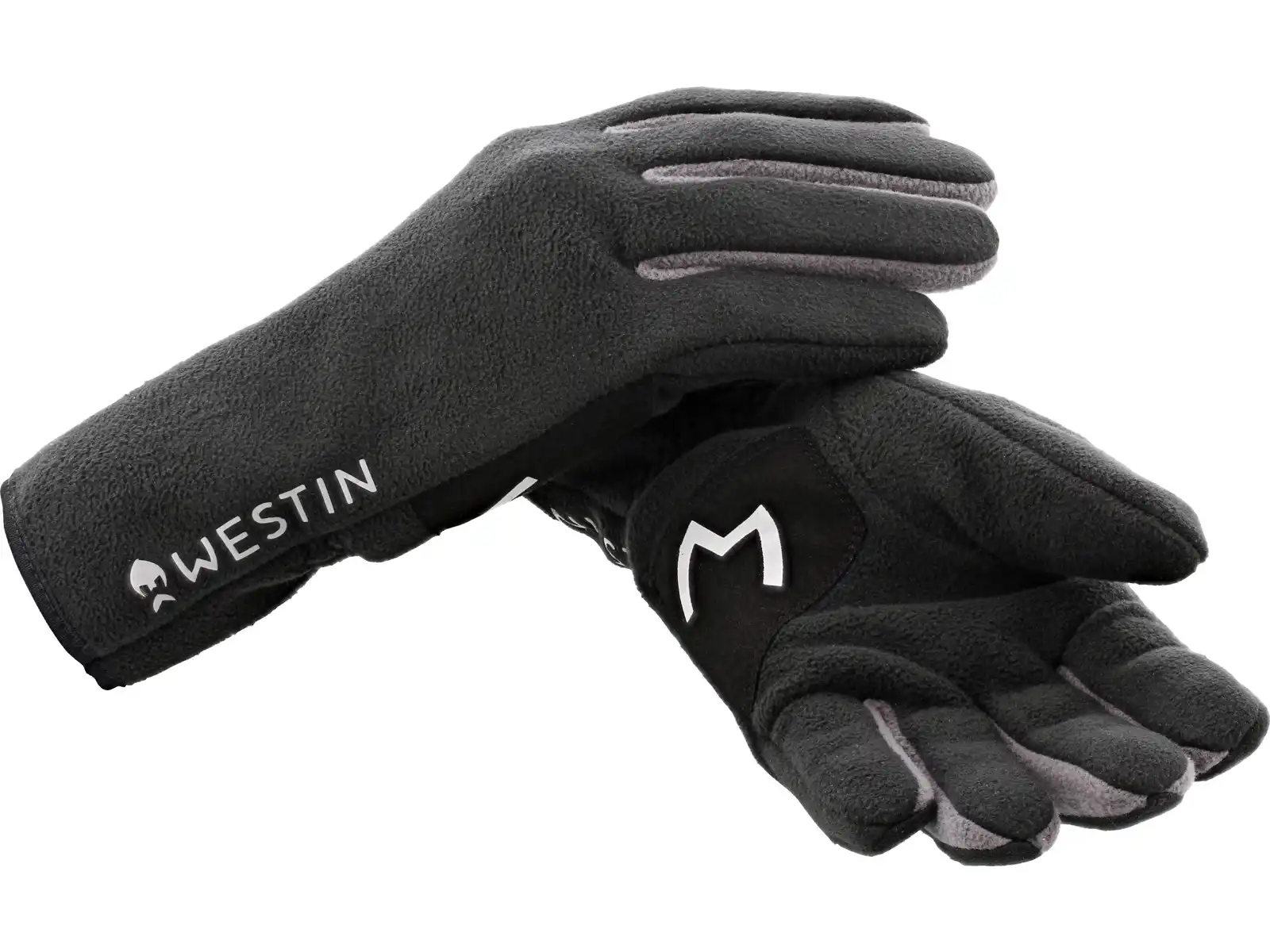 Westin Full Fleece Gloves Carbon Black #M