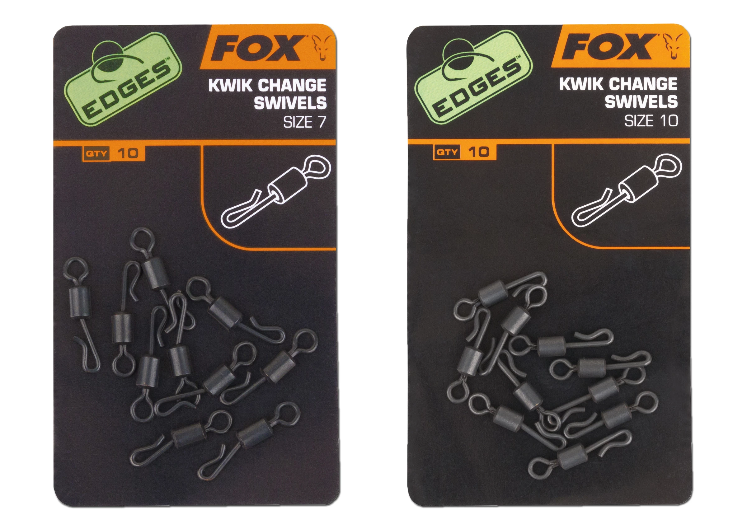 FOX Carp Edges Kwik Change Swivels #10