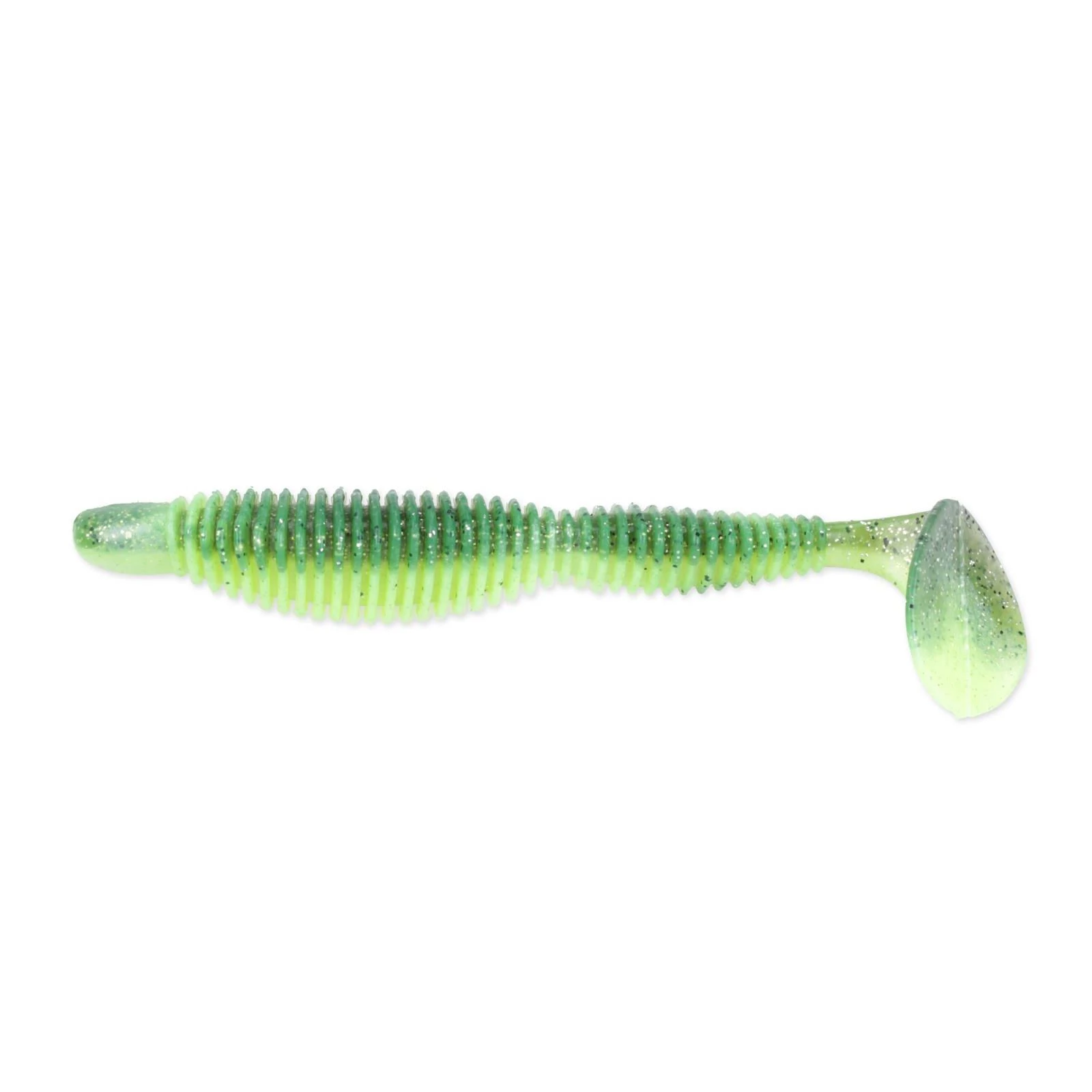 Reins FAT Bubbling Shad 6" Chartreuse Baitfish