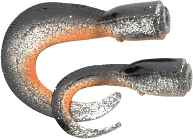 Savage Gear 3D Hard Eel Tails 17cm Dirty Silver