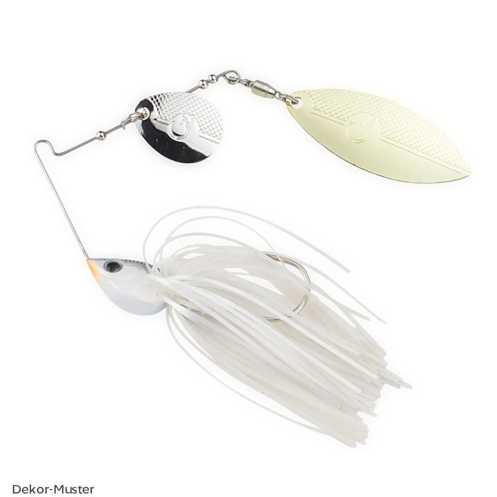 A-Tec Crazee Spinner Bait TW 16g Pearl White