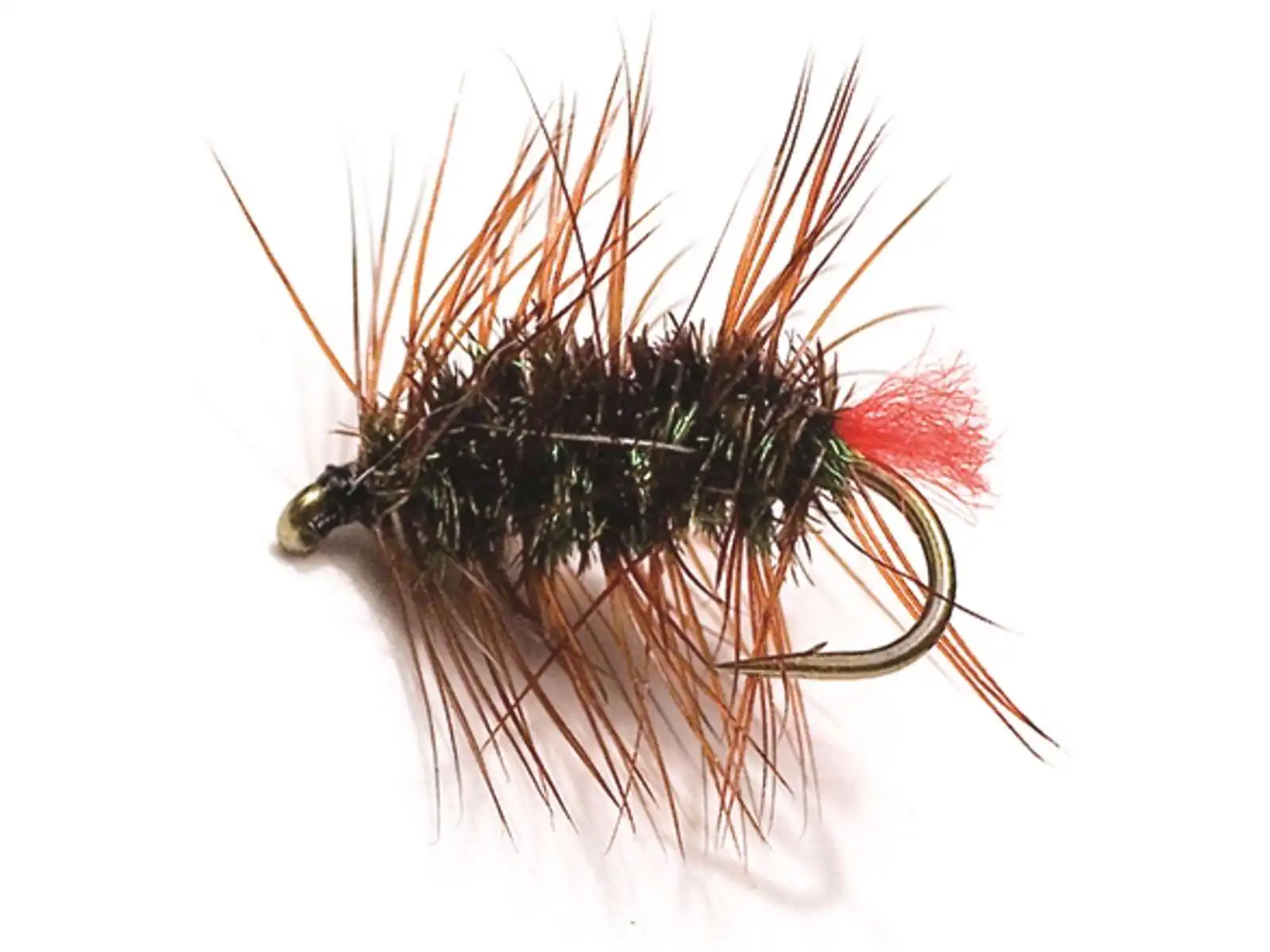 Unique Flies Red Tag Palmer Brown/Red TMC 100 #16