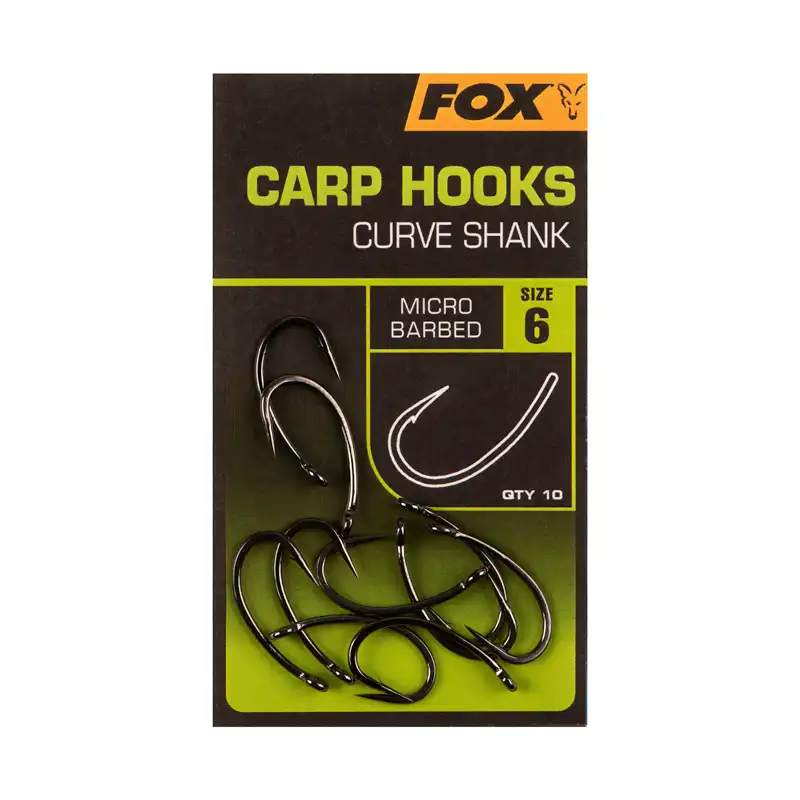 FOX Carp Caro Hooks Curve Shank #8