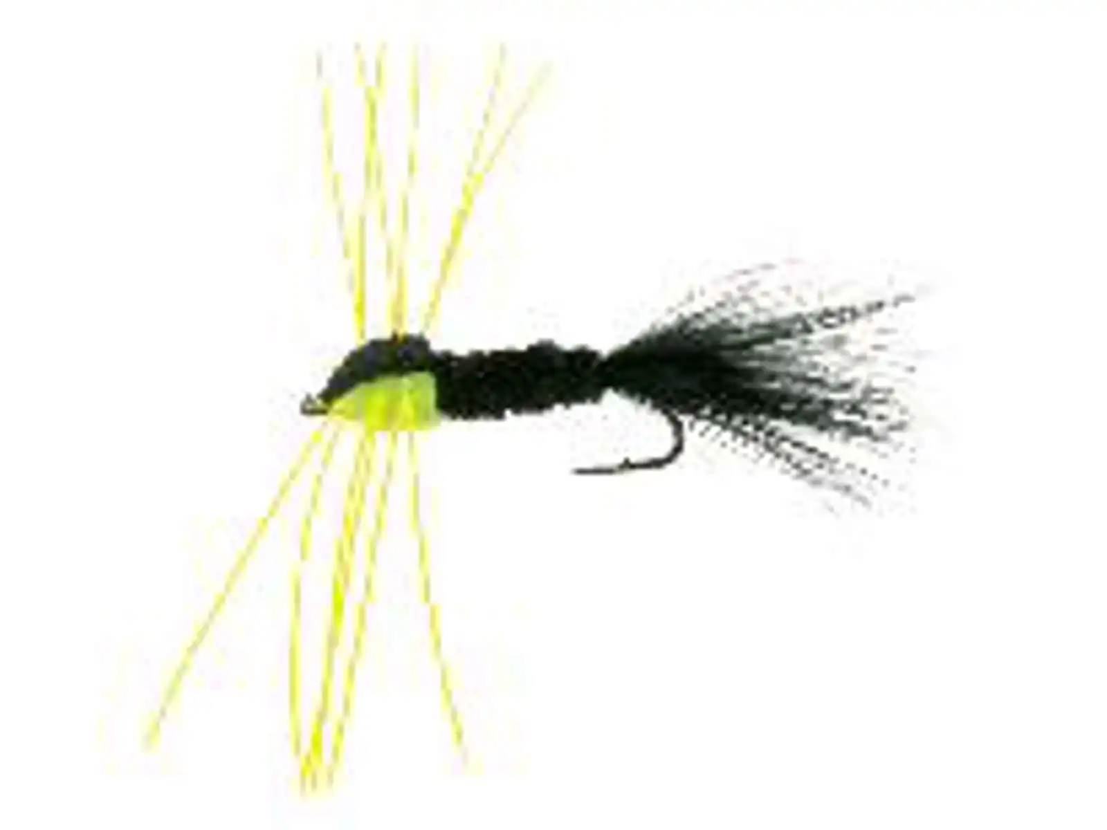 Unique Flies Montana Rubber Leg Black/Green Daiichi 2421 #6