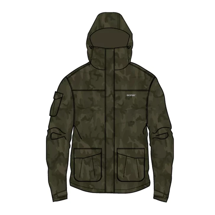 Sonik Heavy Weight Padded Jacket #M Camo