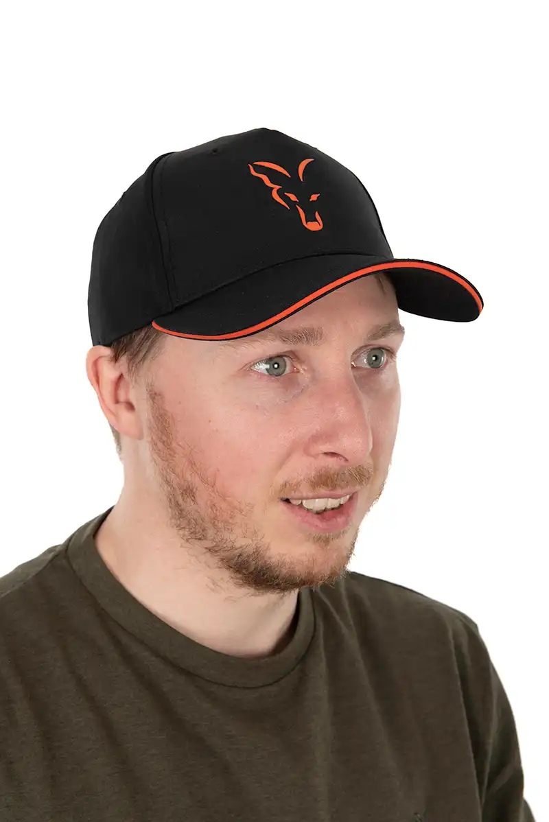 FOX Carp Collection Baseball Cap Black/Orange