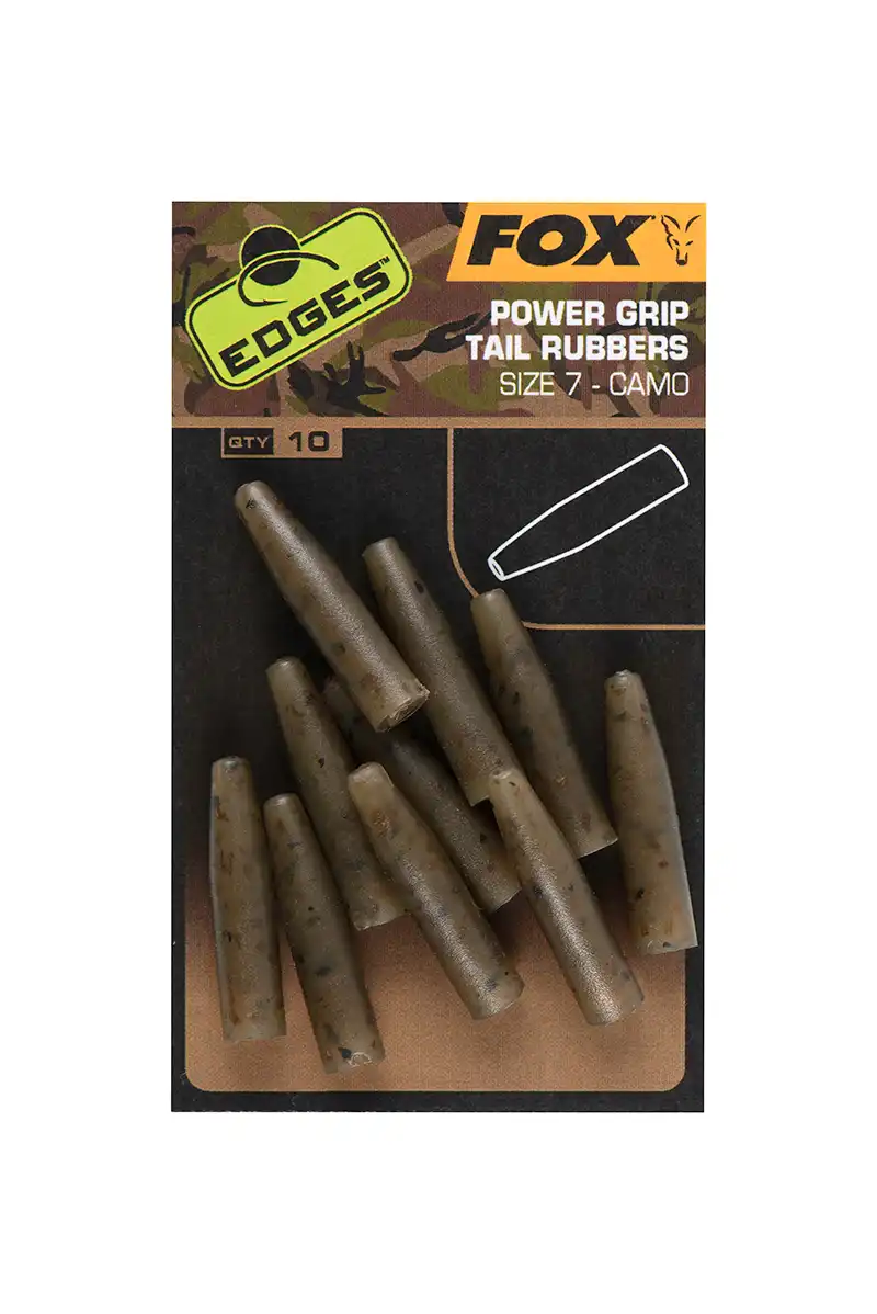 FOX Carp EDGES Camo Powergrip Tail Rubbers #7