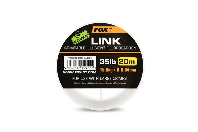 FOX Carp EDGES Link Illusion Flurocarbon 20m 25lb