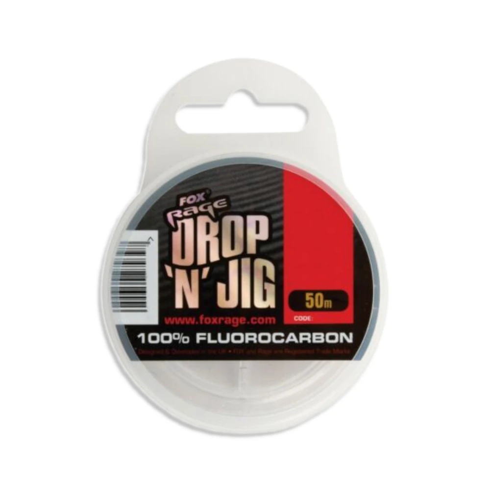 FOX Rage Drop 'N' Jig Fluorocarbon Clear 50m 0,22mm