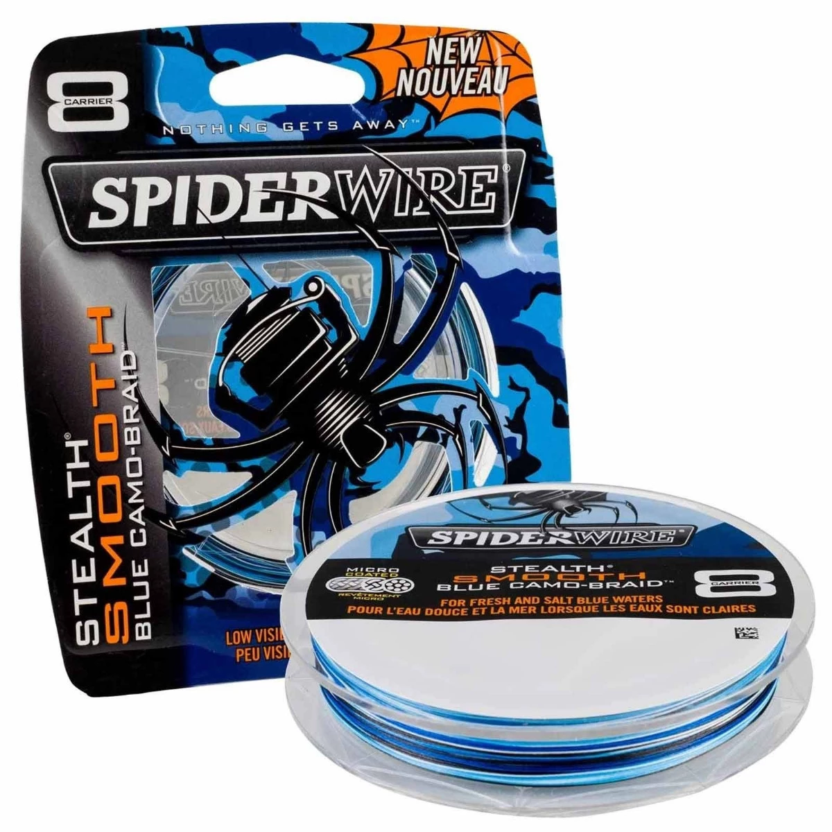 SpiderWire Stealth Smooth 8 Braid 150m Blau 0,06mm