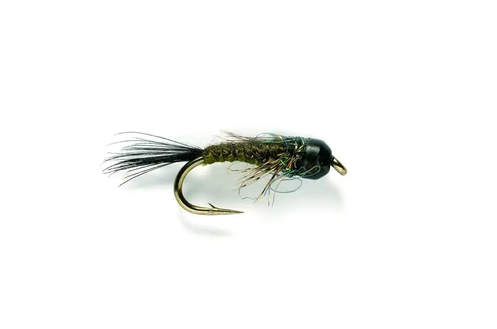 Fulling Mill Woven Nymph Tungsten #12 Brown Olive